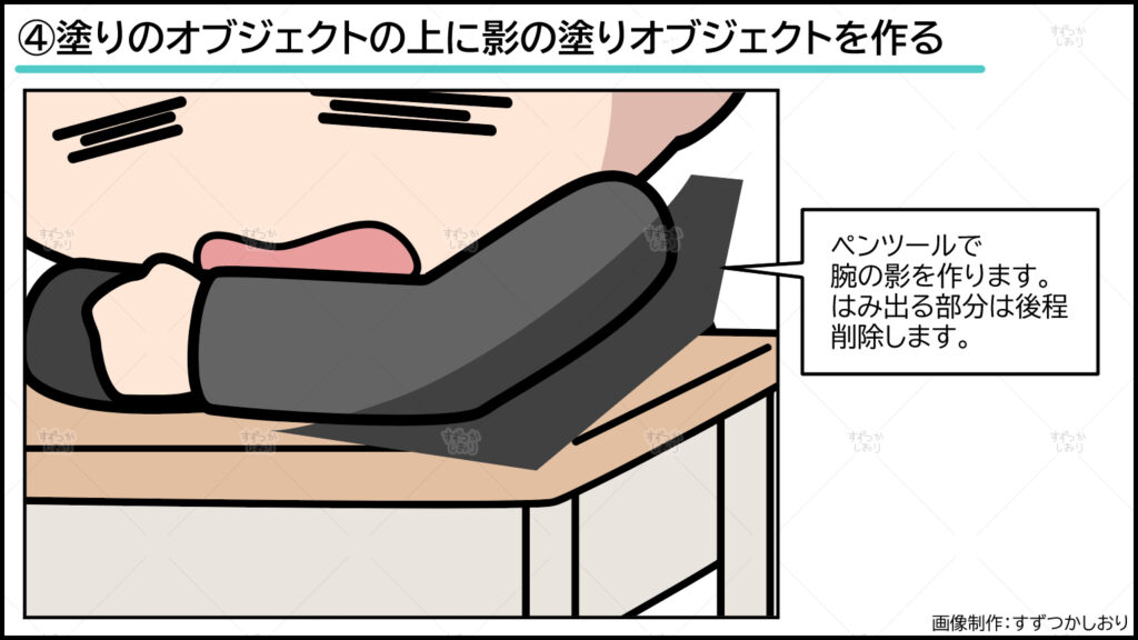 記事内画像07-イラレでアニメ塗り風にイラストを描く！すずつかしおりのおブログ